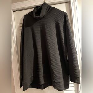Lane Bryant Black Turtleneck Tunic top